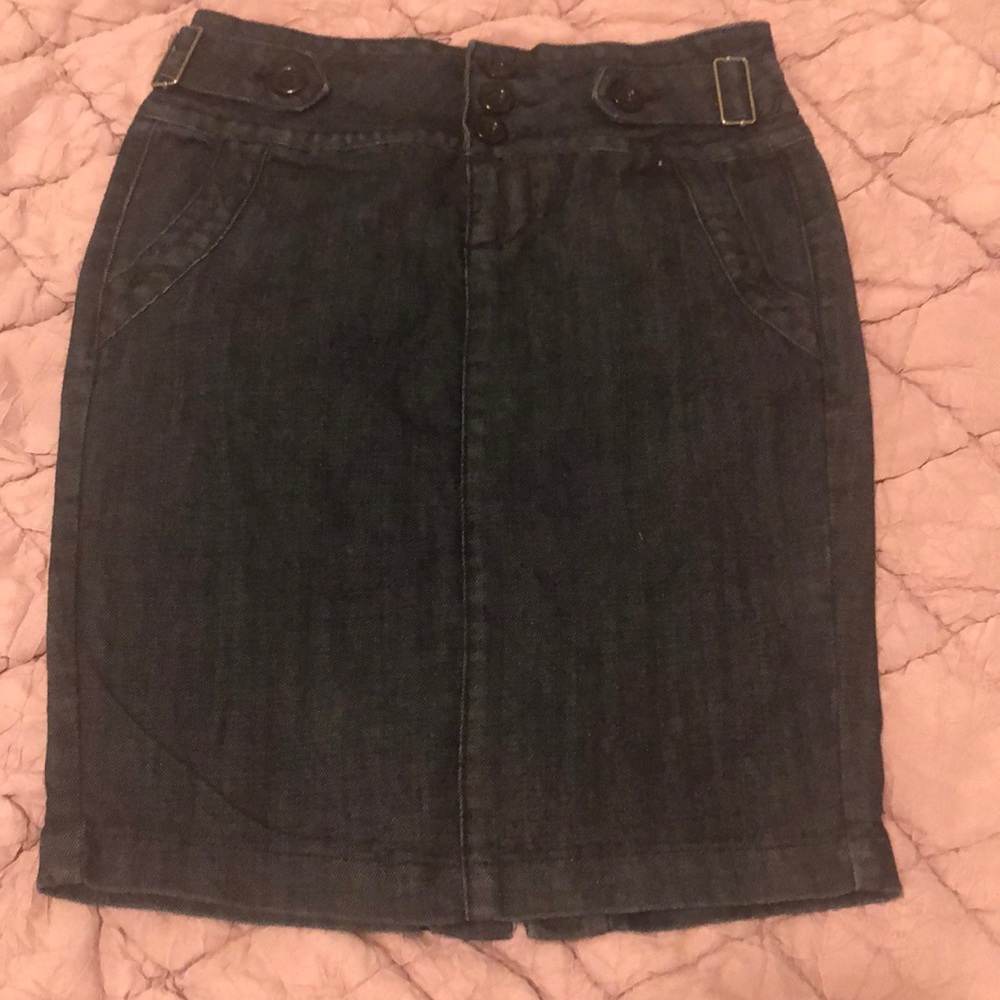 Blue jean skirt